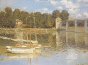 Claude Monet - The Bridge at Argenteuil