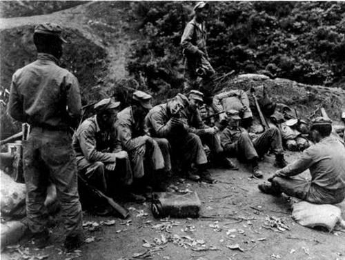 Marines on the Kansas Line, Korea.