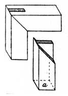 Fig. 74.—Mitre
    Bridle Joint.