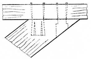 Fig. 174.—Inserted Tenons.