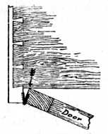 Fig. 221.—Stop-bound
    Door.