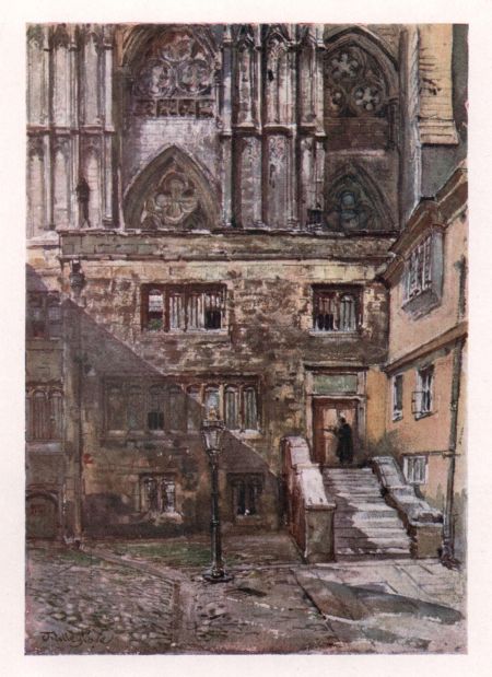 The Abbot's Courtyard and the Entrance to the Jerusalem Chamber