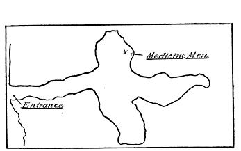 Fig. 21. Diagram of the Cross-shaped Cave.