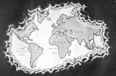 The world as known after its circumnavigation by Sir Francis Drake in the years 1577-1580