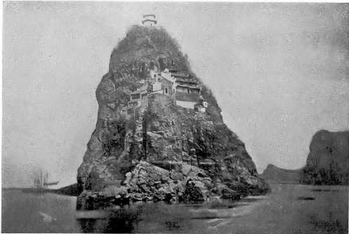 The Little Orphan Rock in the Yangtse River