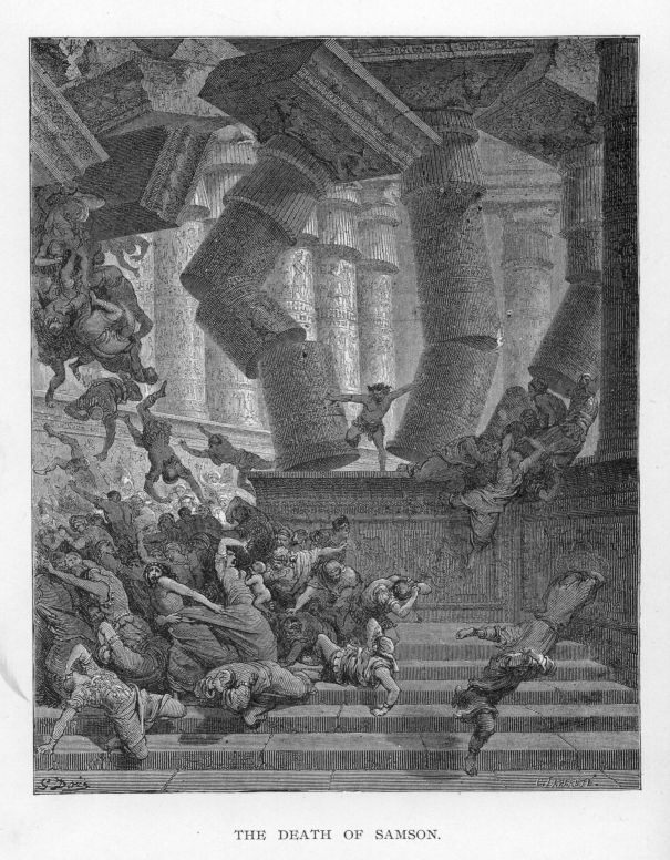 The death of Samson