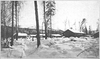 One
of the abandoned mining towns in the Kantishna.