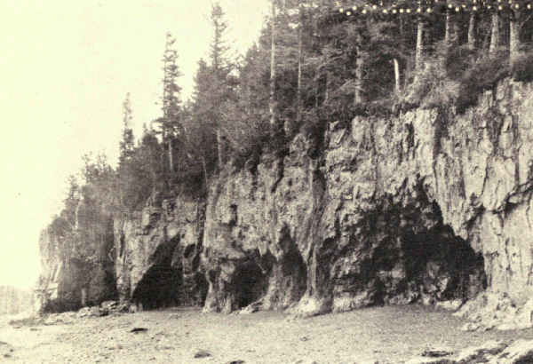 SEA CAVES IN THE GRANITE