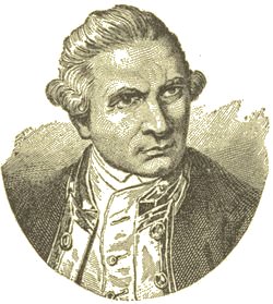 Captain James Cook.