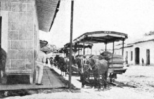 Street Car Coffee Transport in Orizaba, Mexico