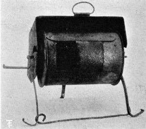 Roaster with Three-Sided Hood