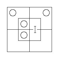 Diagram representing x m prime does not exist andall m are y prime