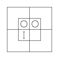 Diagram representing x m does not exist and y m exists