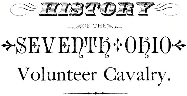 History of the Seventh Ohio Volunteer Cavalry