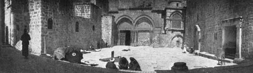 I. ENTRANCE TO THE CHURCH OF THE SEPULCHRE.