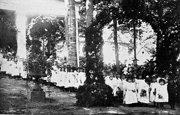 Flower Girls of 1894   Elizabeth Vincent and Paul Harper leading