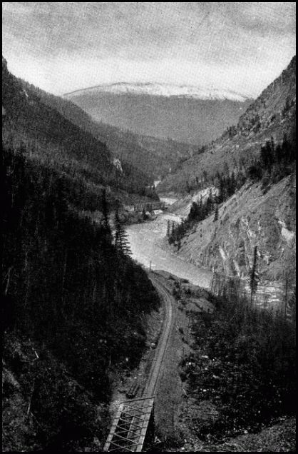 LOWER KICKING HORSE CANYON, NEAR GOLDEN, B.C.