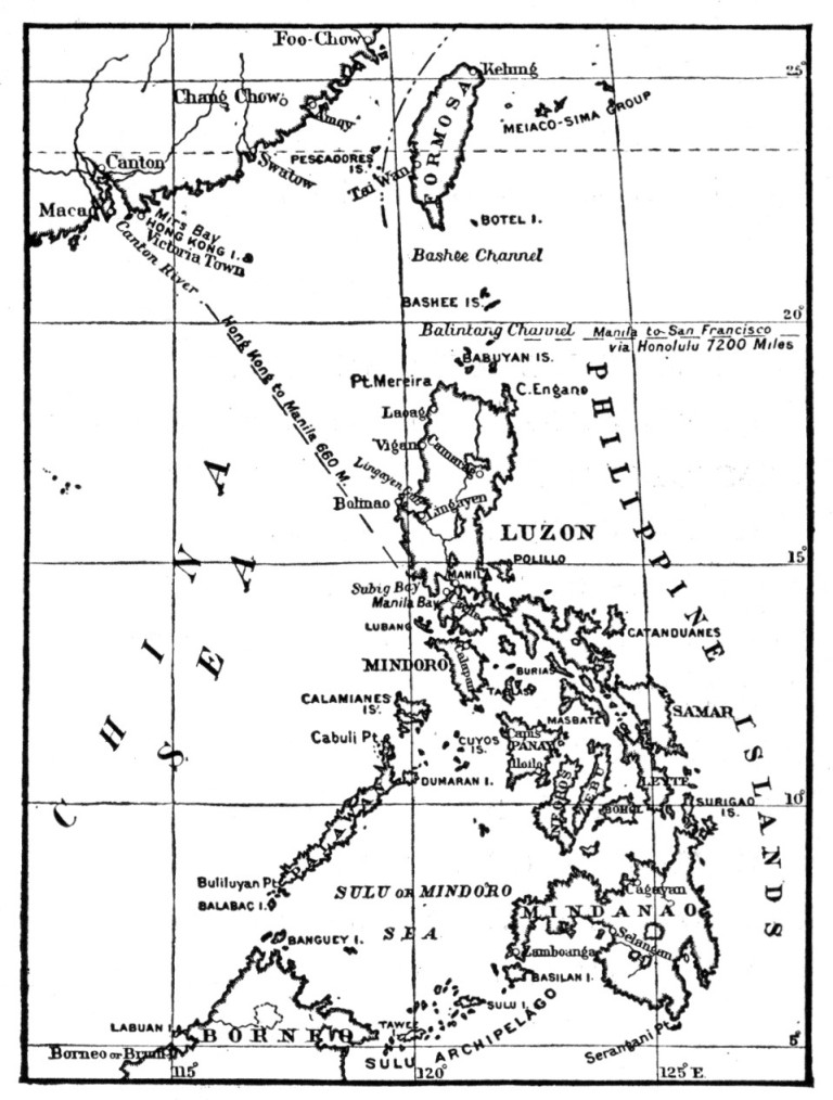 Portion of the Coast of China and the Philippine
Islands.