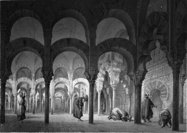 INTERIOR DE LA MEZQUITA DE CORDOBA.