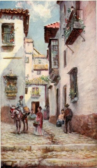 GRANADA—STREET IN THE ALBAICIN