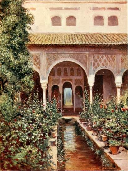 GRANADA—THE GENERALIFE: PATIO DE LA ACEQUIA