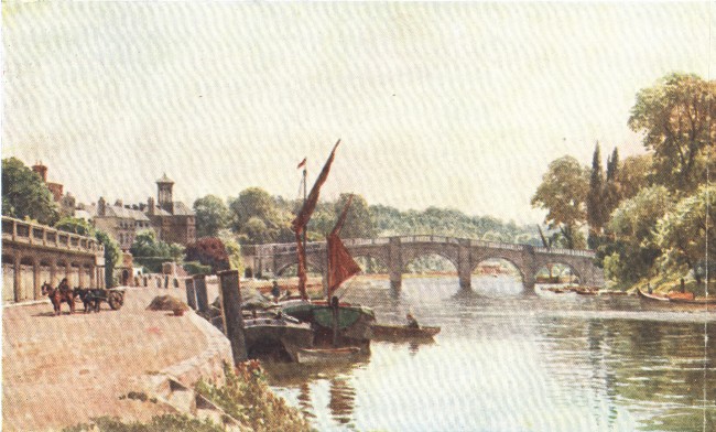 THE THAMES AT RICHMOND, SURREY