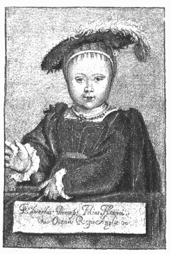 Edward, Prince of Wales, afterwards King Edward VI.

By HOLBEIN.

From a Miniature in the possession of the Duke of Devonshire.