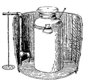 A gang sediment tester.