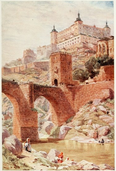 TOLEDO. THE ALCNTARA BRIDGE