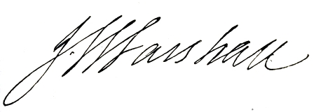 MARSHALL'S SIGNATURE AS A MEMBER OF THE COUNCIL OF STATE, 1784