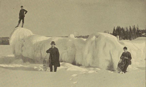 A WINTER SCENE IN NORTHERN MICHIGAN