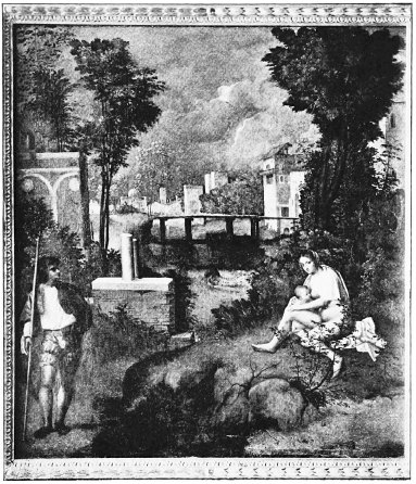 PALAZZO GIOVANELLI—GIPSY AND SOLDIER

By Giorgione