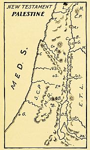 map: NEW TESTAMENT PALESTINE