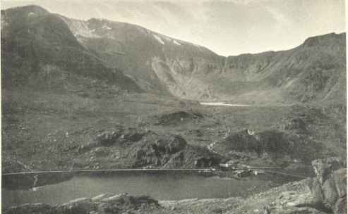 Ogwen and the Glyders from Carnedd Dafydd