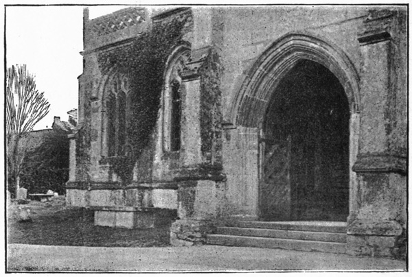 WINSCOMBE--THE CHURCH PORCH.