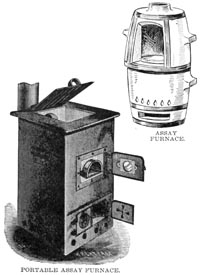 ASSAY FURNACE. PORTABLE ASSAY FURNACE.