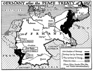 GERMANY after the PEACE TREATY of 1919