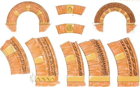 9. BROLETTO—BRESCIA.

Details of Archivolts