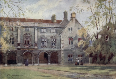 PEPYS’ LIBRARY, MAGDALENE COLLEGE

This range of old buildings houses the Pepysian Library. The style is
seventeenth century.