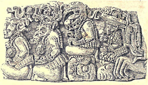 Square altar, Copan village