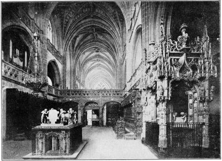 CHURCH OF BROU, AT BOURG-EN-BRESSE (AIN) FRANCE.