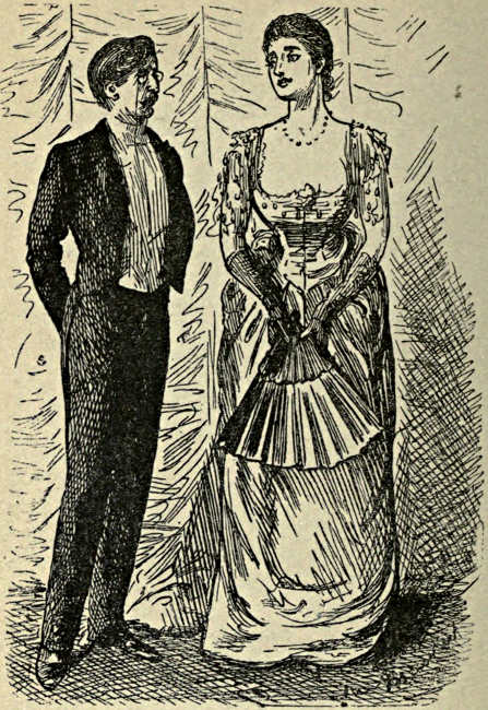 Gentleman and lady talking