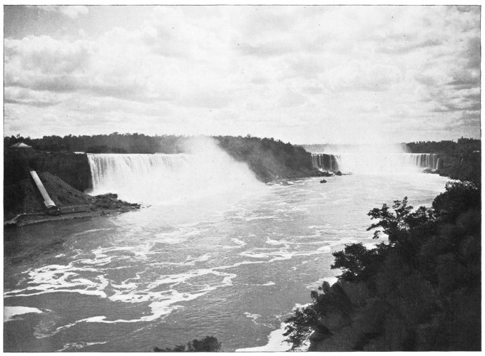 NIAGARA FALLS FROM THE BRIDGE.