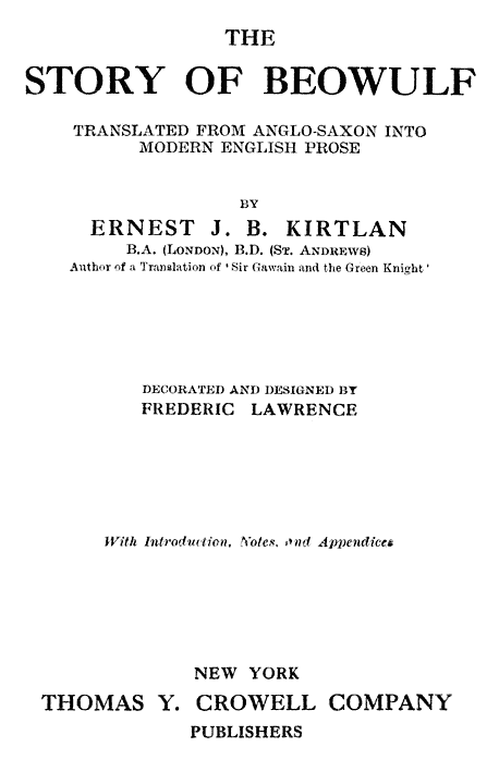 Original Title Page.