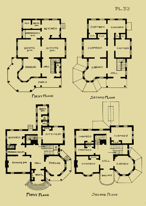 Plate 33: Proposed houses.