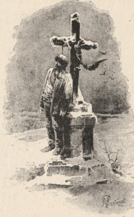 A roadside cross