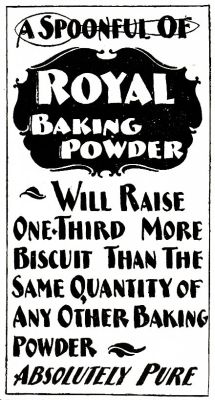 ROYAL BAKING POWDER