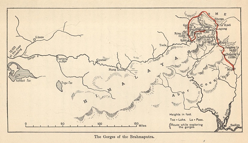 The Gorges of the Brahmaputra.