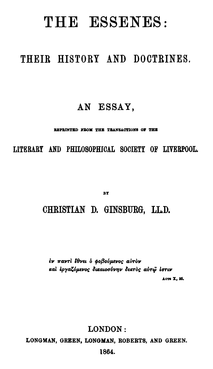 Original Title Page.