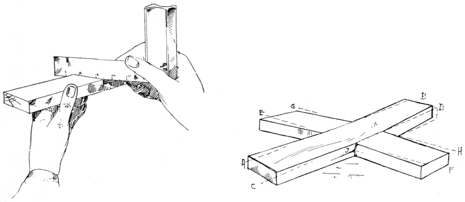 Checking the dado; warping because of forced fit